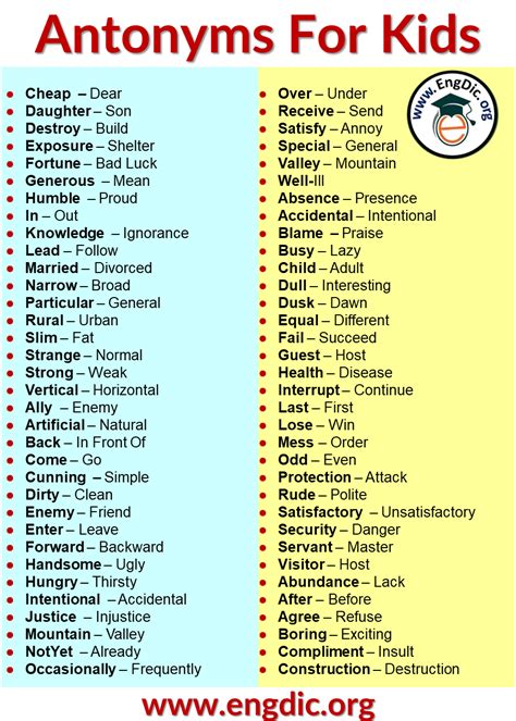 stake antonym|antonym list for kids.